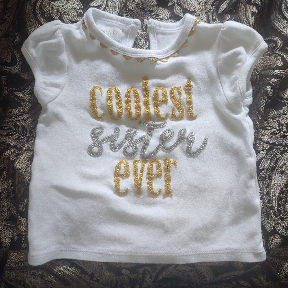 Mud pie Cutest Sister Ever shirt